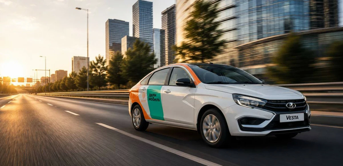 «Делимобиль» закупил 165 седанов Lada Vesta для московского парка