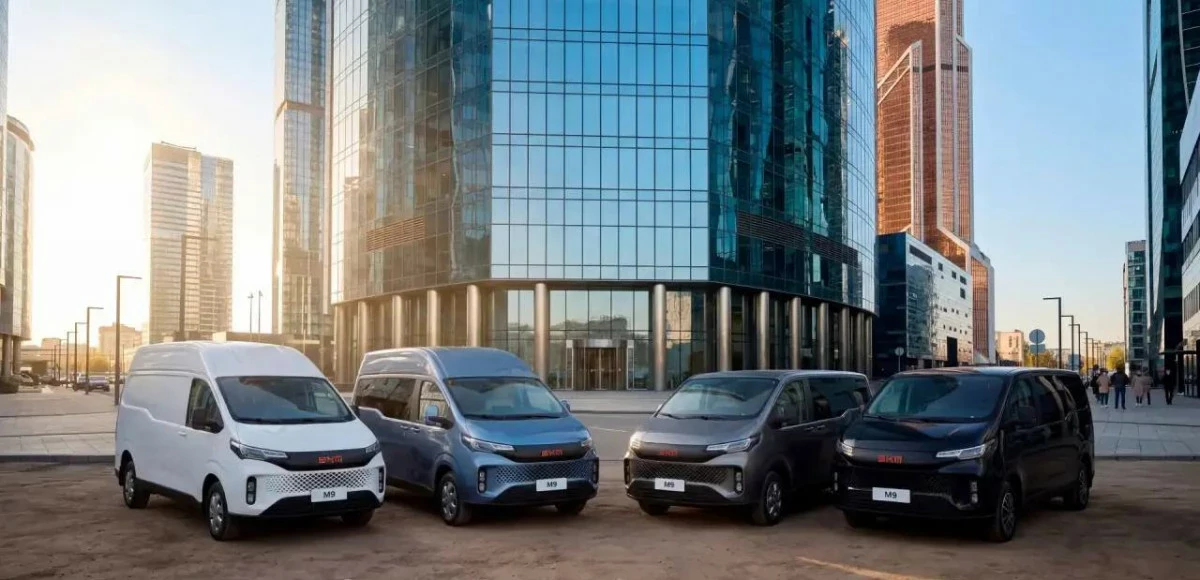 АВТОВАЗ показал семейство SKM M9: фургон и пассажирские версии